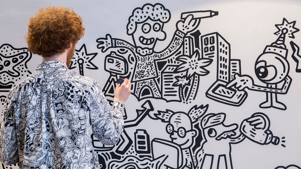 The Doodle Man Launches The Mill: ART Space. 